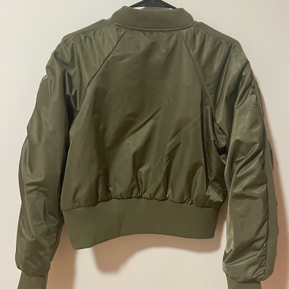 Steve Madden Eva Olive Bomber Jacket Women’s M - Picture 3 of 11